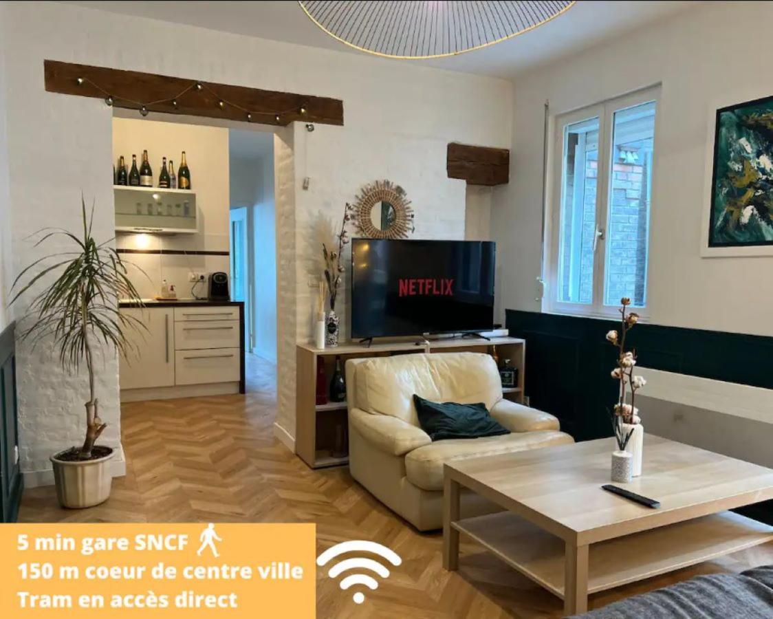 Apartmán Coeur De Reims Logement Entier Exteriér fotografie
